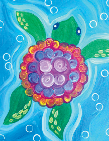 August Turtle Painting Creative Juices