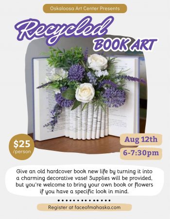 Recycled Book Art Aug 12th